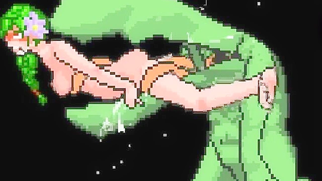 Video game babe gets fucked by all sorts of monsters and beasts