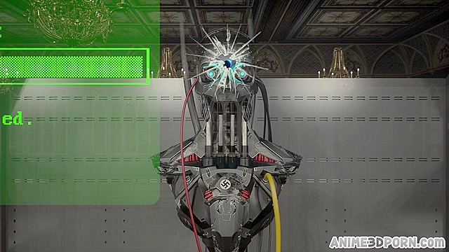 Dominant big dick blonde futanari gives her slave a hard throat fuck