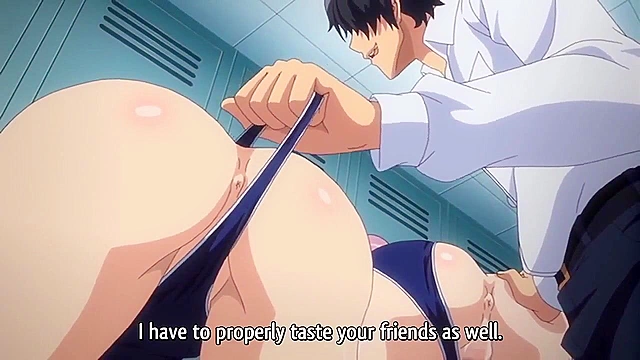 Time Stop at the School 2 - Busty hentai swim team is time stopped and fucked by vengeful perv