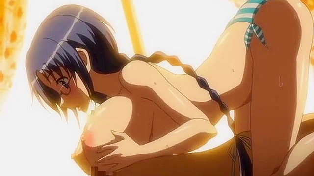 Horny hentai stepsister sneaks in to her sleeping brothers room and fucks him