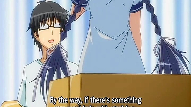 Horny hentai stepsister sneaks in to her sleeping brothers room and fucks him