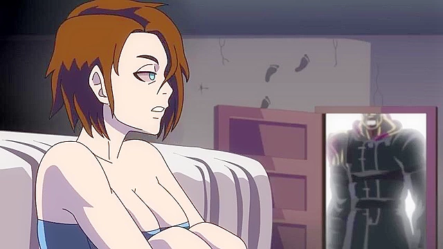 Jill Valentine is double penetrated by tentacles from Nemesis