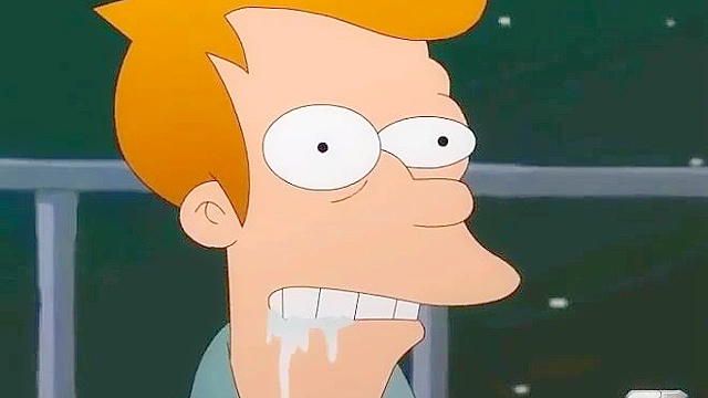Futurama Fry finally gets to fuck Leela on a ship