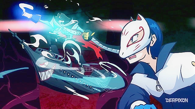 Persona 5 HeartSwitch - Nerdy gamer girl banged hard while playing VR game - cartoon porn