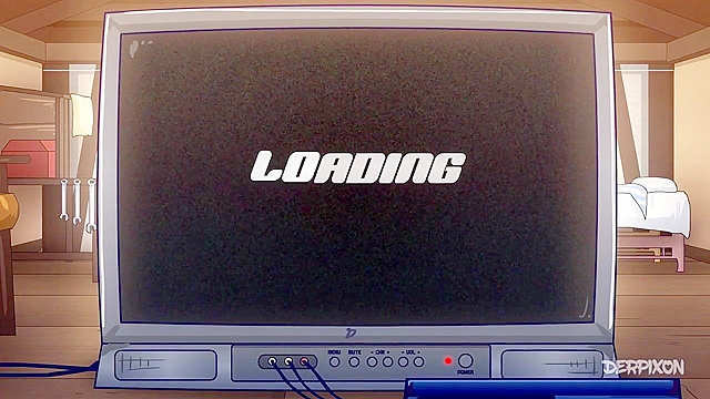 Persona 5 HeartSwitch - Nerdy gamer girl banged hard while playing VR game - cartoon porn