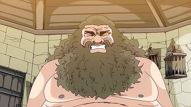 Hagrid destroys Hermione's tight teen pussy