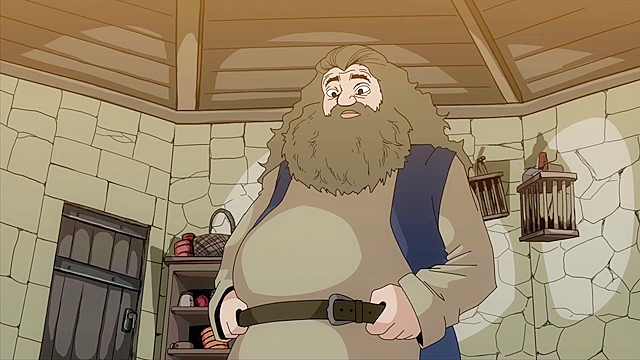 Hagrid destroys Hermione's tight teen pussy