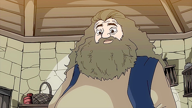 Hagrid destroys Hermione's tight teen pussy