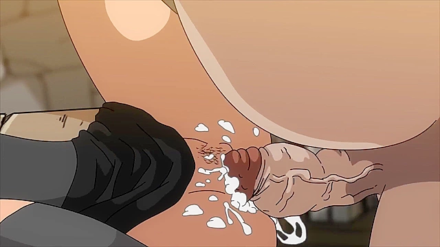 Hagrid destroys Hermione's tight teen pussy