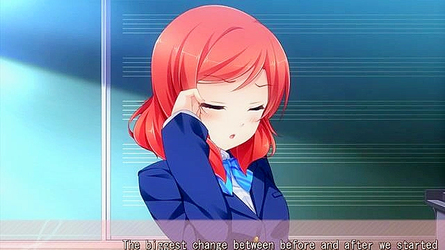 Push your cock into the deepest part of Maki's virgin pussy and cum inside