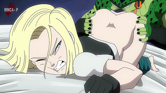 The Perfect Cell (full video) - Cell fucks all the dragonball girls to become complete