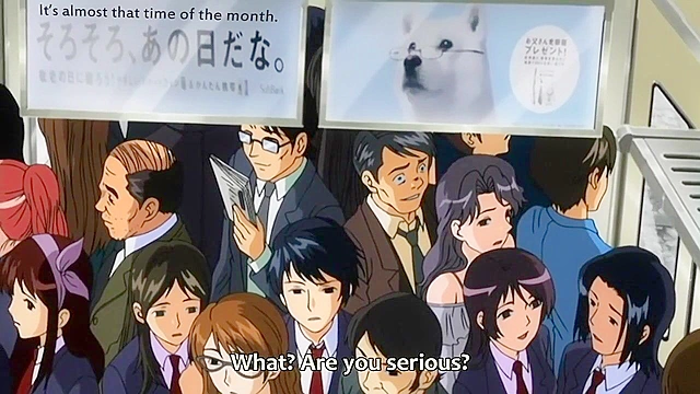 TSF Monogatari 1 - Dude turns into hentai schoolgirl and gets rough fucking