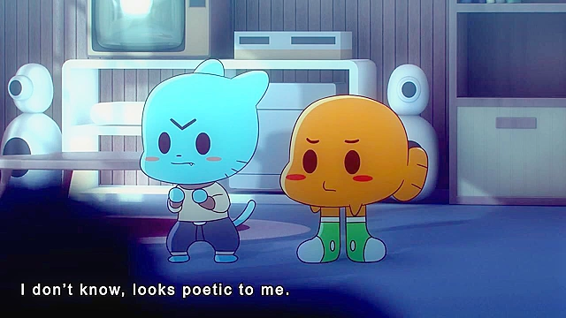 Gumball's friends have hardcore lesbian sex on the couch