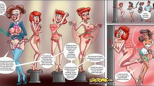 Futanari Trap Tranny Comixxx pack 2 Redhead battles a brunette