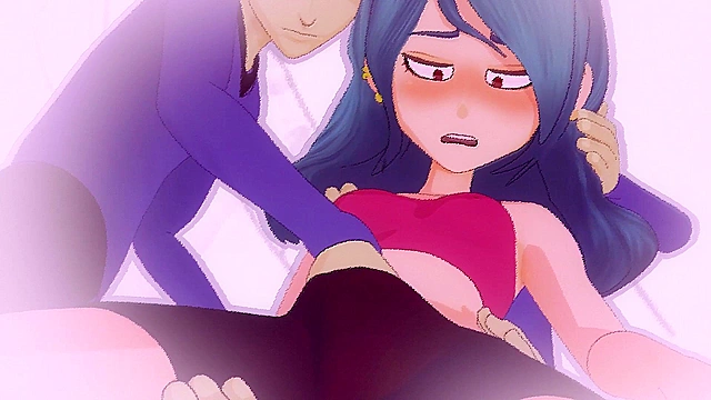 Meru the Succubus 3 - Cartoon schoolgirl masturbates fantasizing about cute guys