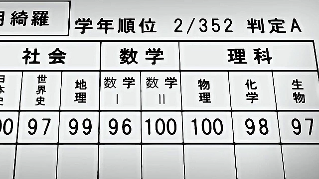 Cute anime teen in swimsuit gets her face fucked in the locker room