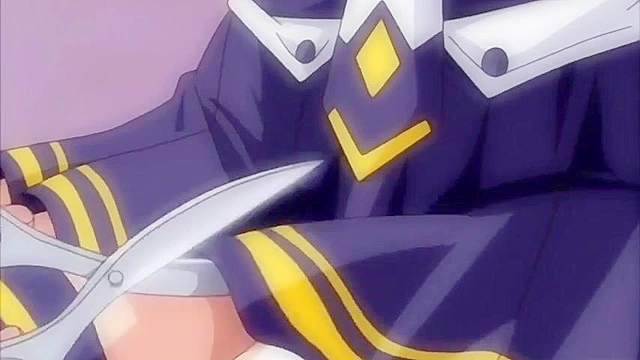 Cute hentai schoolgirls ride on a guy's magic cock in a threesome