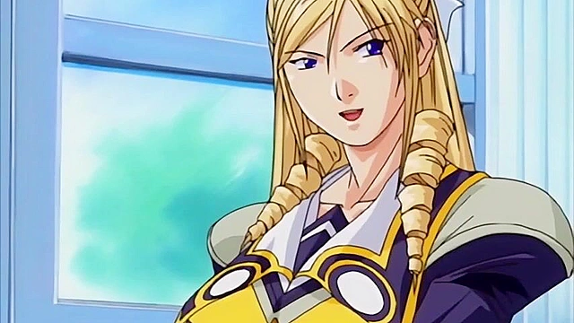 Cute hentai schoolgirls ride on a guy's magic cock in a threesome