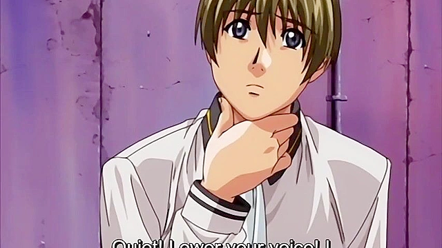 Cute hentai schoolgirls ride on a guy's magic cock in a threesome