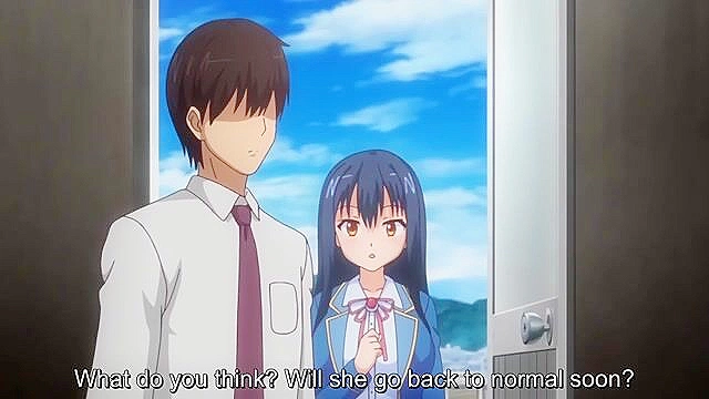 My Teacher Did to Me... 3 - Hentai schoolgirl gets mouth fucked in back of classroom