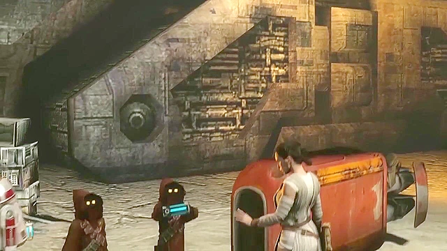 Star Wars: Force Inside and Unleashed - Jedi Rey gets fucked by Jawas and monster aliens