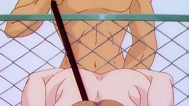 Schoolgirl gets a vibrator shoved up her butt while giving a blowjob