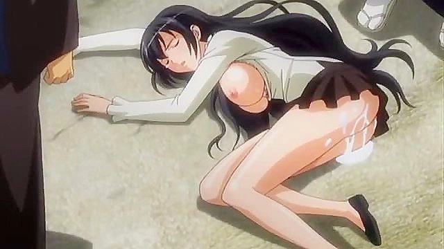 Helter Skelter 1 - Hentai virgin schoolgirl is gangbanged repeatedly in village ritual