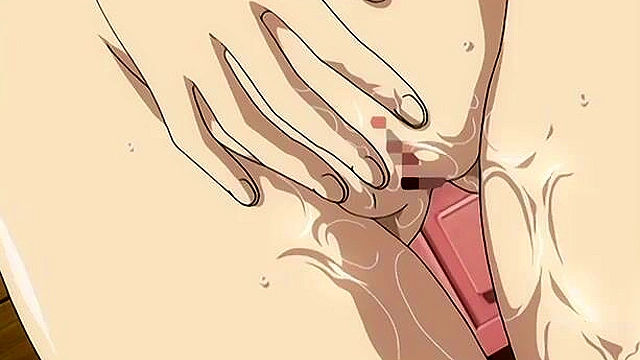 Horny hentai schoolgirl ties up dude, pisses on him, then rides his cock