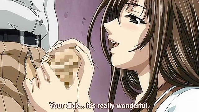 Horny hentai schoolgirl ties up dude, pisses on him, then rides his cock