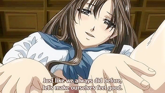 Horny hentai schoolgirl ties up dude, pisses on him, then rides his cock