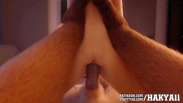 Furry fox enjoys a blowjob and fuck from petite 3D furry girl