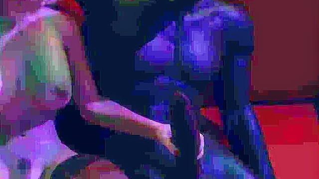 Hot 3d sex wife has a threesome with two big black cocks on new years