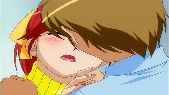 Cute cartoon redhead fucks her boyfriend in the school nurse's office