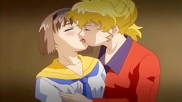 Immoral Sisters 2 - Busty anime housewife gets horny fucking while talking to husband on phone