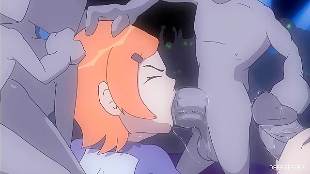 Gentleman's Club - Gwen from Ben 10 gets gangbanged by big dicked monsters