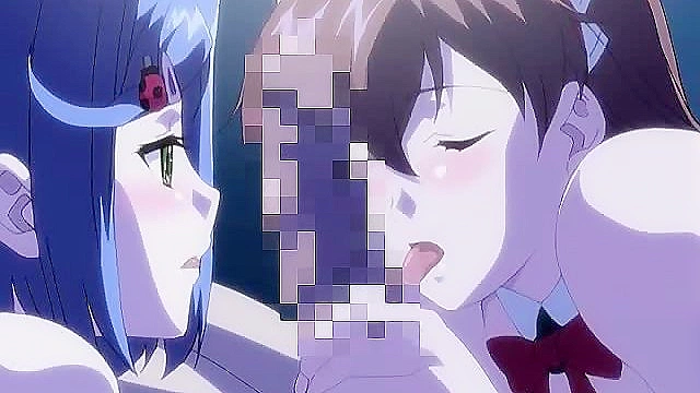 Resort Boin 3 - Three girls sucks cock and get virgin wet pussies fucked