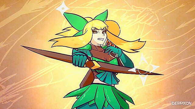 Fandel Tales - Elf, mage and warrior gangbanged by dungeon monsters