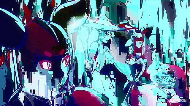 Fandel Tales - Elf, mage and warrior gangbanged by dungeon monsters