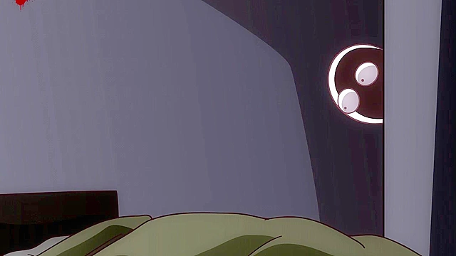 The Lurker - Cartoon porn monster tongue fucks sleeping redhead