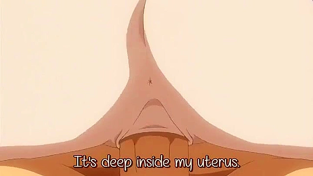 Dirty hentai mom strokes a 18 year olds cock and fucks him