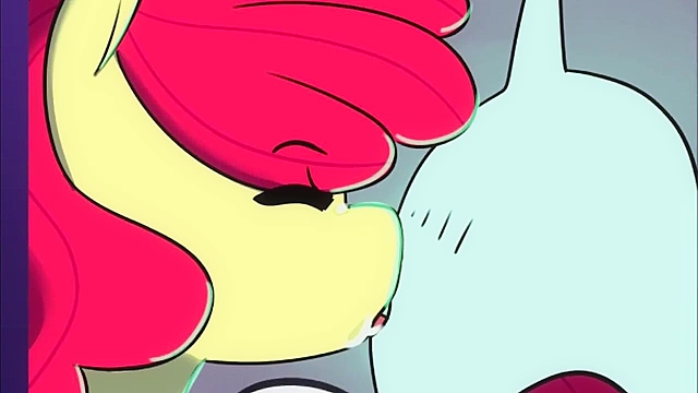 Hentai pony gets a dildo slammed in to her cunt