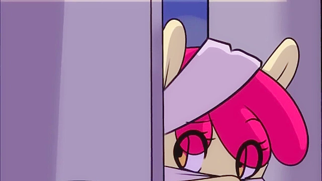 Hentai pony gets a dildo slammed in to her cunt