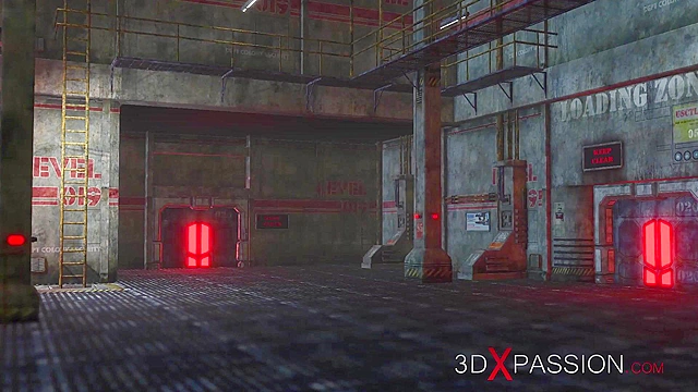 Cyber fuck machine and sexy shemale fucks busty girl