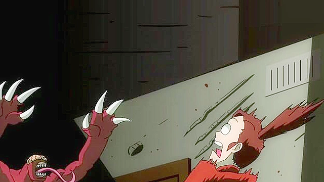 Resident Evil porn - Claire vs pussy licking cartoon zombie monster