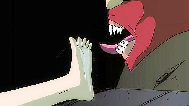 Resident Evil porn - Claire vs pussy licking cartoon zombie monster