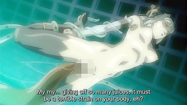 Crazy frog sprouts tentacles and face fucks Princess Lilia