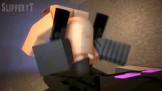 Minecraft girl gets boned deep while in a mine shaft