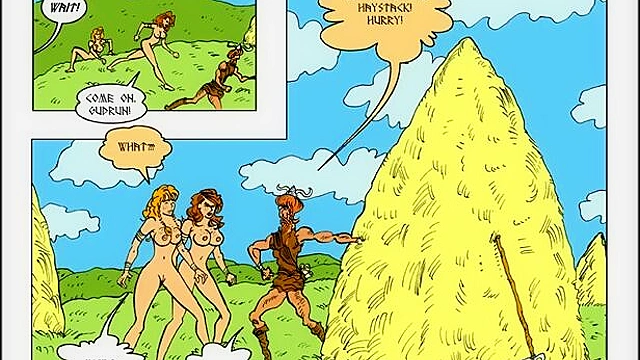 Redhead and Blonde comic book characters go lesbian