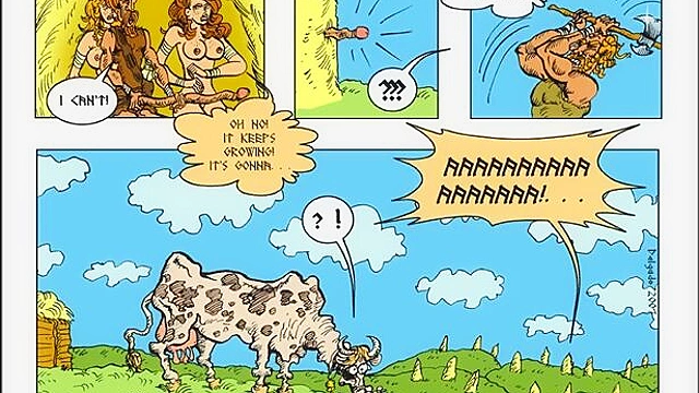 Redhead and Blonde comic book characters go lesbian