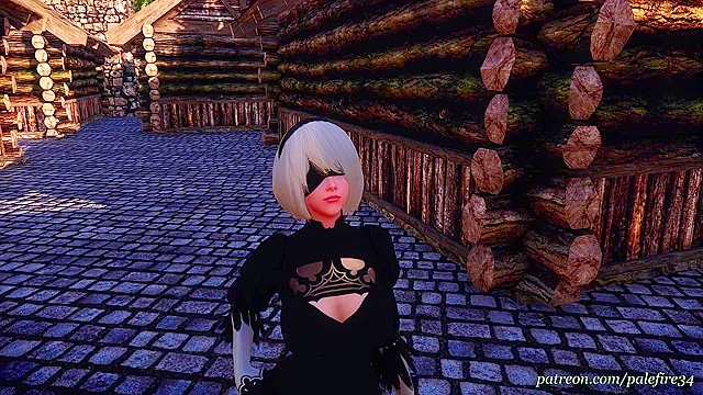 2B defends the village - egg impregnation oviposition full sex story